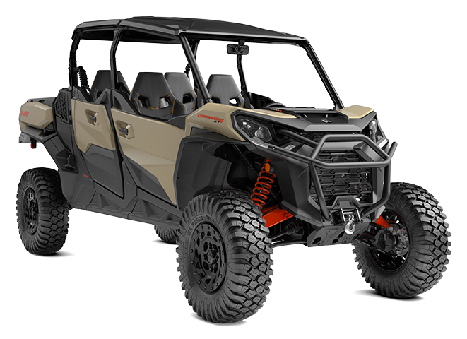 2023-Can-Am-Commander-Max-XTP-1000r-Desert-Tan-Carbon-Black-front