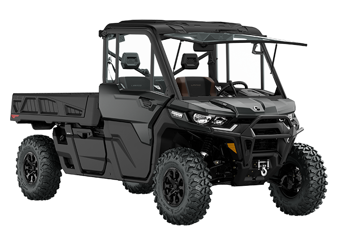 2023-Can-Am-Defender-PRO-Limited-HD10-Stone-Gray-front