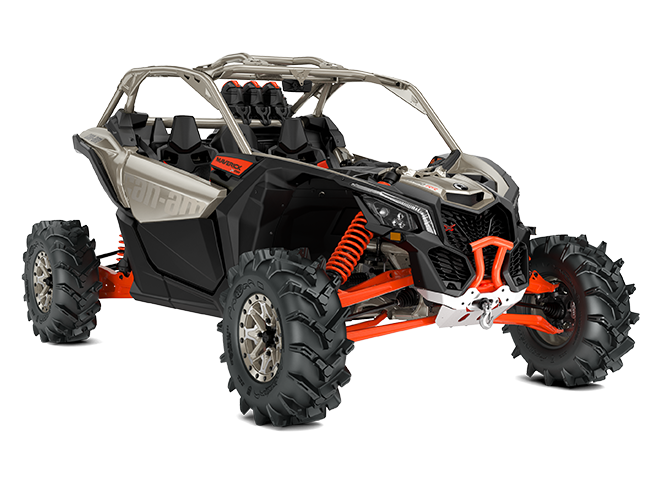 2023-Can-Am-MaverickX3-XMR72-TurboRR-Titanium-Liquid-Magma-Red-front