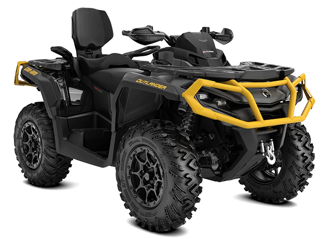 2023-Can-Am-Outlander-MAX-XTP-850-Iron-Gray-Neo-Yellow-front