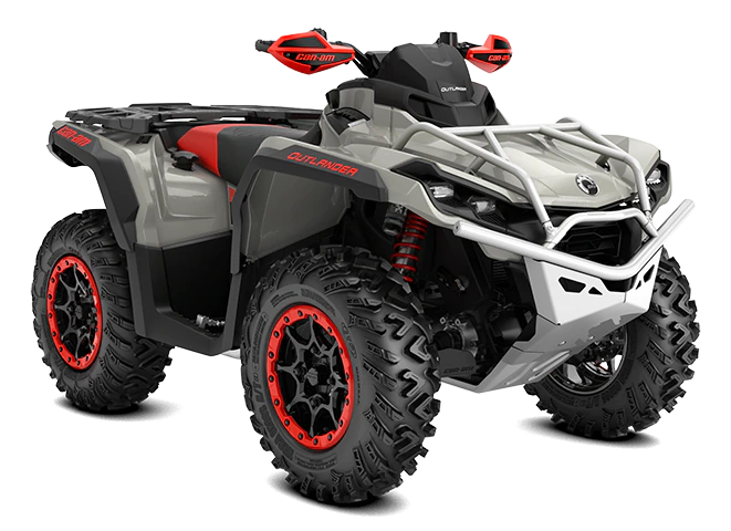 2023-Can-Am-Outlander-XXC-1000R-Chalk-Gray-CanAm-Red-front