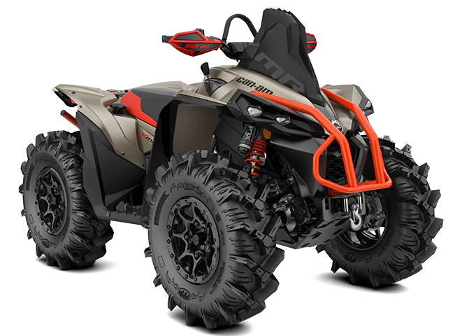 2023-Can-Am-Renegade-XMR-1000R-Liquid-Titanium-CanAm-Red-front