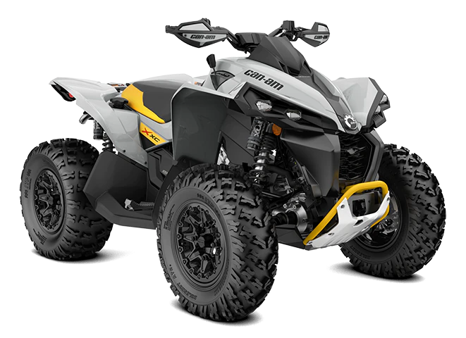 2023-Can-Am-Renegade-XXC-1000R-Catalyst-Gray-Neo-Yellow-front