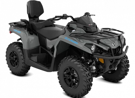 2022-Can-Am-Outlander-MAX-DPS-450-Granite-Gray-front