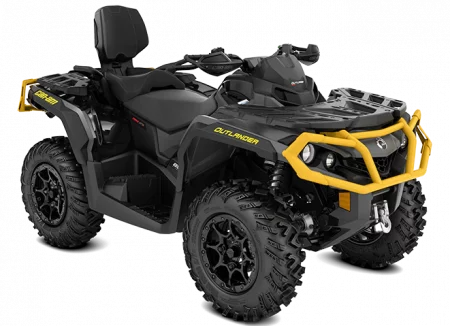 2022-Can-Am-Outlander-MAX-XTP-850-Iron-Gray-Neo-Yellow-front