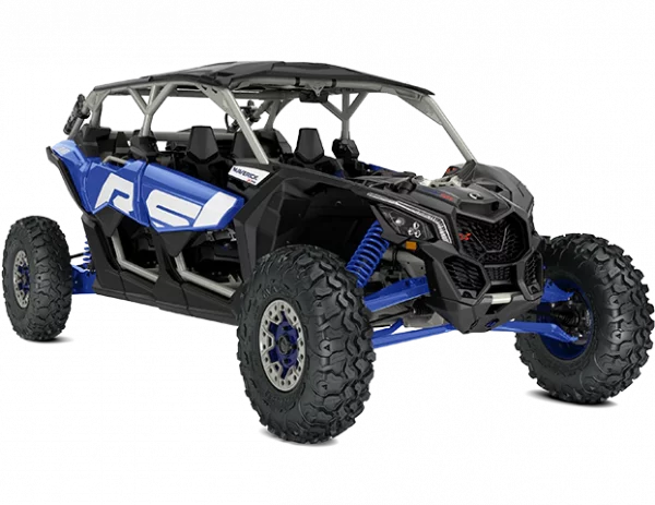 2022-MaverickX3-MAX-XRS-TurboRR-Intense-Blue-Carbon-Black-Chalk-Grey-front