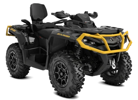 2023-Can-Am-Outlander-MAX-XTP-850-Iron-Gray-Neo-Yellow-front