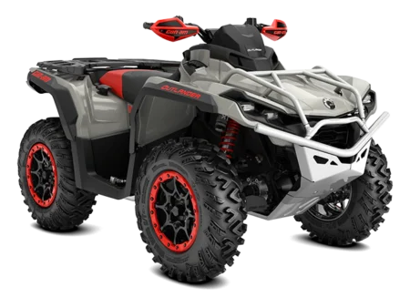2023-Can-Am-Outlander-XXC-1000R-Chalk-Gray-CanAm-Red-front